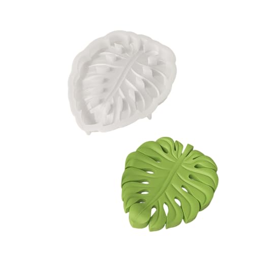 Robustes Monstera Blatt Designs Untersetzer Formen Silikonharz Für Epoxidwächter Und Bechermatten Schöpfungsmikrowelle Safe von Fahoujs