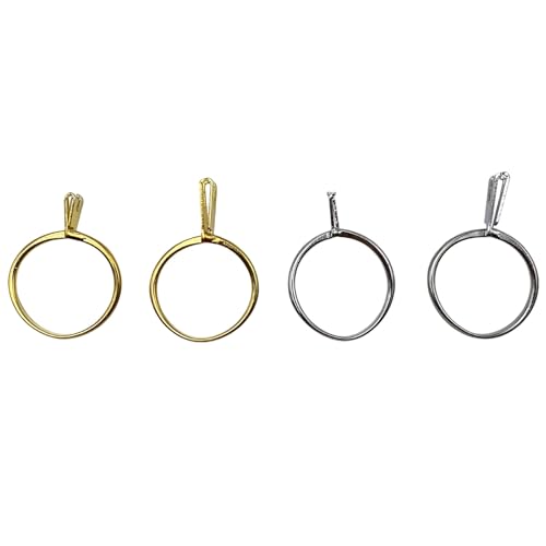 Set Von 4 Einfach Zu Verwendenden Schmuckringen Klaue Für Personalisierte Einstellungen Verstellbarer Loser Edelsteine ​​Ringe Mounts Juwely Tool von Fahoujs