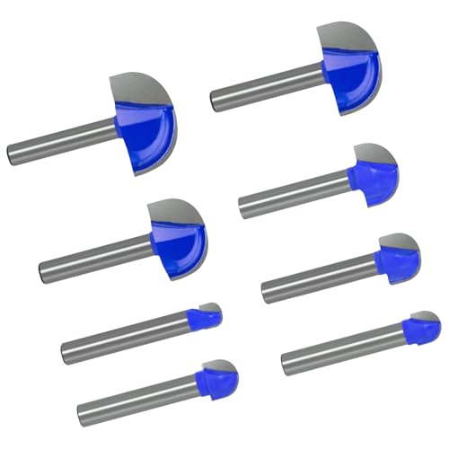 Set Von 8 Professionellen Blauen Runden Unteren Carbiden Endmühle Für Präzisionsabschnitte Und Handwerk Set Von 8 Professionellen Blauen Runden Unteren Carbiden Endmühle Für Präzisionsabschnitte Und Handwerk von Fahoujs