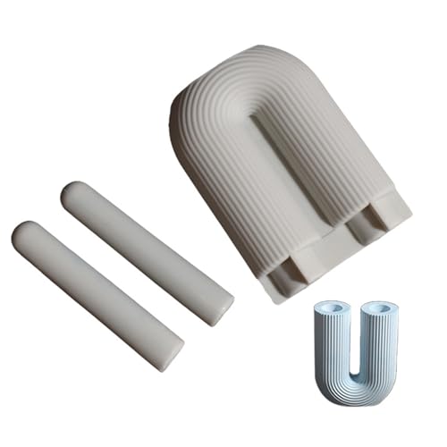 Vielseitige U Förmige Silikonform Für Stilvolle Geometrische Kerzenhalter Und Individuelle Geschenke von Fahoujs