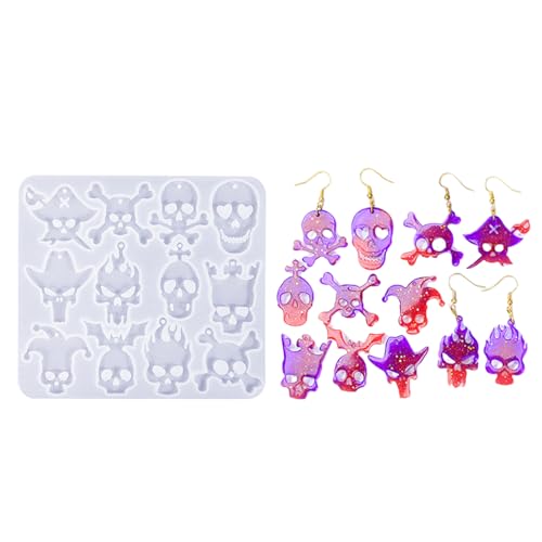 Vielseitiger Schädel Ohrring Silikonformen Klare Home Dekoration Accessoire Für Personalisierte Schmuck Erzeugung Fashion Ohrring Schöpfer Vielseitiger Schädel Ohrring Silikonformen Klare Home Dekoration Accessoire Für Personalisierte Schmuck Erzeugung Fashion Ohrring Schöpfer von Fahoujs