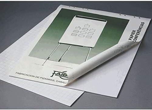 FAIBO BLC-50B Block für Papiertafel leere Seiten 50 Blätter von Faibo