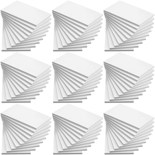 Fainne 4 x 6 Inch Paper Note Pads White Memo Pad Blank Writing Pad Memo Pad Paper Pad for Waitress Waiter Book to Do Grocery List Small Notebook Restaurant Checkbook, White (90 Pack) von Fainne