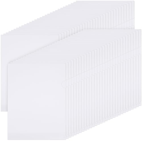 Fainne Dokumentenmappen aus Kunststoff, transparent, Briefgröße, 21,6 x 31,8 cm, A4, verschiedene Farben, für Bürobedarf, 100 Stück Fainne Dokumentenmappen aus Kunststoff, transparent, Briefgröße, 21,6 x 31,8 cm, A4, verschiedene Farben, für Bürobedarf, 100 Stück von Fainne