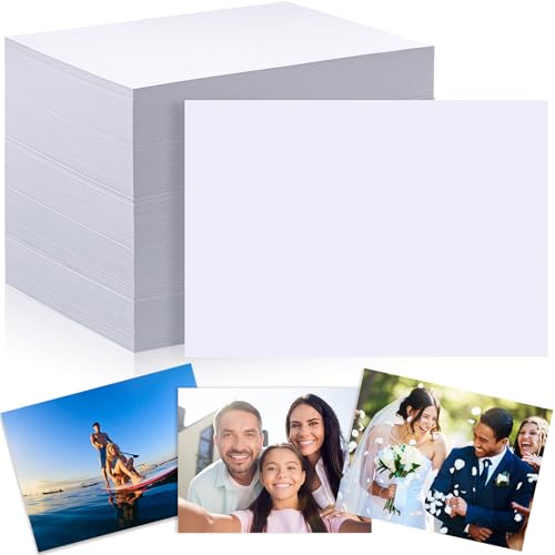 Fainne Fotopapier, 12,7 x 17,8 cm, glänzend, doppelseitig, 24,5 kg, 9,5 mm, 200 g/m², Hochglanz-Karton, für Tintenstrahldrucker, Drucker, Bilder, Kalender, Grußkarten, Drucker, 600 Blatt Fainne Fotopapier, 12,7 x 17,8 cm, glänzend, doppelseitig, 24,5 kg, 9,5 mm, 200 g/m², Hochglanz-Karton, für Tintenstrahldrucker, Drucker, Bilder, Kalender, Grußkarten, Drucker, 600 Blatt von Fainne