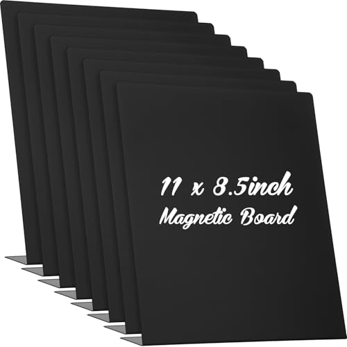 Fainne Magnetische Pinnwand mit Staffelei, 27,9 x 22,1 cm, magnetisch, Metalltafel, Mini-Magnet-Anzeigetafel, Tischplatte, Memoboard für Display, Menütisch, Zuhause, Schule, Küche, Bürobedarf, 8 Stück Fainne Magnetische Pinnwand mit Staffelei, 27,9 x 22,1 cm, magnetisch, Metalltafel, Mini-Magnet-Anzeigetafel, Tischplatte, Memoboard für Display, Menütisch, Zuhause, Schule, Küche, Bürobedarf, 8 Stück von Fainne