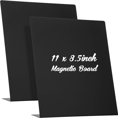 Fainne Magnetische Pinnwand mit Staffelei-Ständer, Mini-Magnet, Metall, Tischplatte, Memo-Anzeigetafel für Menütisch, Zuhause, Schule, Küche, Büro, Zubehör, 28,9 x 21,6 cm, 2 Stück Fainne Magnetische Pinnwand mit Staffelei-Ständer, Mini-Magnet, Metall, Tischplatte, Memo-Anzeigetafel für Menütisch, Zuhause, Schule, Küche, Büro, Zubehör, 28,9 x 21,6 cm, 2 Stück von Fainne