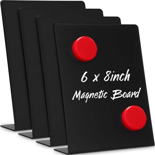 Fainne Magnetische Pinnwand mit Staffelei-Ständer, Mini-Magnet, Metall, Tischplatte, Memo-Anzeigetafel für Menü-Tisch, Zuhause, Schule, Küche, Bürobedarf, 15,2 x 20,3 cm, 4 Stück Fainne Magnetische Pinnwand mit Staffelei-Ständer, Mini-Magnet, Metall, Tischplatte, Memo-Anzeigetafel für Menü-Tisch, Zuhause, Schule, Küche, Bürobedarf, 15,2 x 20,3 cm, 4 Stück von Fainne