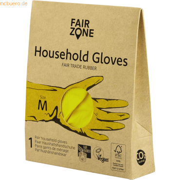 Fair Zone Gummihandschuh H2825 M gelb 1 Paar Fair Zone Gummihandschuh H2825 M gelb 1 Paar von Fair Zone