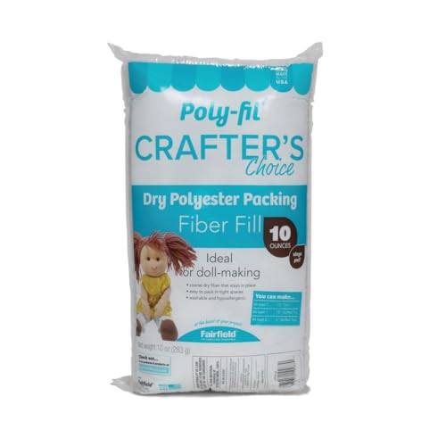 Fairfield CCDF10 Poly-Fil Crafter's Choice Dry Packing Fiber Fill 284 ml Beutel, Blau von Fairfield