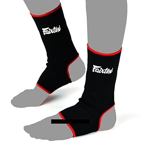 Fairtex Fussbandagen AS1 - Black/Red - Fußgelenkbandagen, Knöchelschoner Muay Thai Kampfsport Fairtex Fussbandagen AS1 - Black/Red - Fußgelenkbandagen, Knöchelschoner Muay Thai Kampfsport von Fairtex