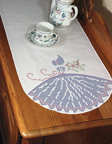 Fairway 15 x 106,7 cm Kreuzstich Lady Stamped Perle Edge Dresser Schal Fairway 15 x 106,7 cm Kreuzstich Lady Stamped Perle Edge Dresser Schal von Fairway
