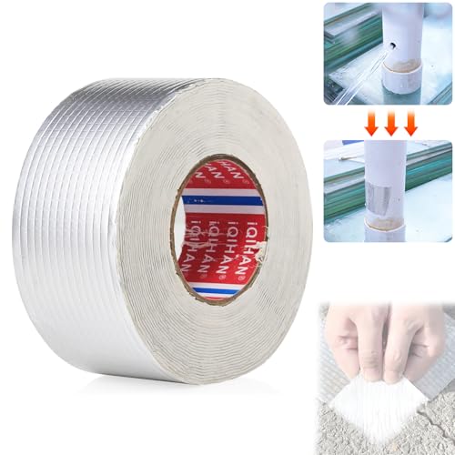 FairyPeach Dichtband Selbstklebend, Butyl Dichtband, Dichtungsband Wasserdicht, Dachpappe Selbstklebend, Dampfsperre Folie, Dampfsperre Klebeband, Klebeband Wasserdicht Dachrinne, Wandanschlussband FairyPeach Dichtband Selbstklebend, Butyl Dichtband, Dichtungsband Wasserdicht, Dachpappe Selbstklebend, Dampfsperre Folie, Dampfsperre Klebeband, Klebeband Wasserdicht Dachrinne, Wandanschlussband von FairyPeach