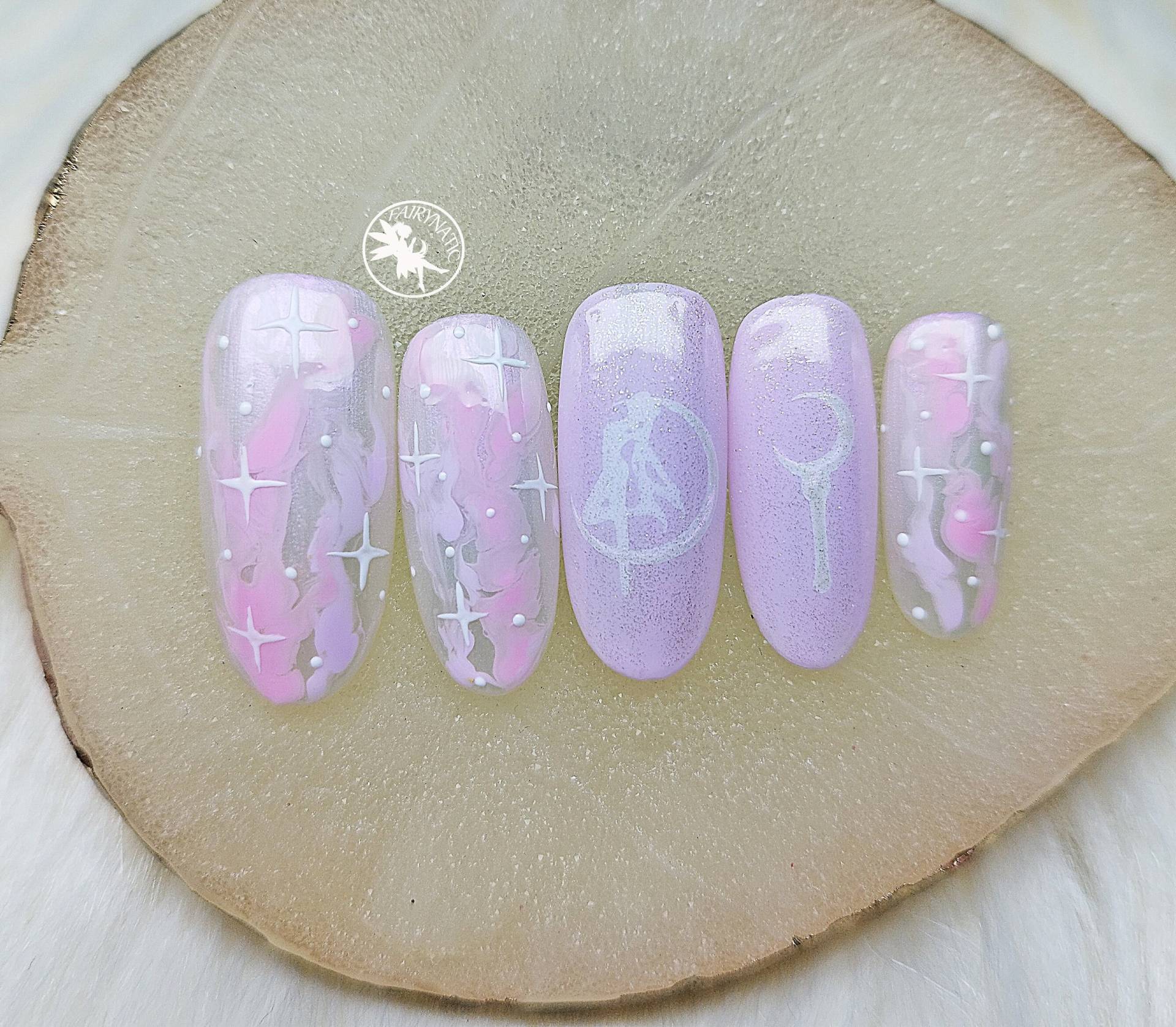 Press On Nails "Sailor Moon" Press On Nails "Sailor Moon" von Fairynatic