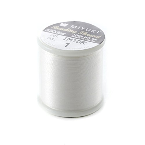 Spule mit 50 m langem, weißem Nylonfaden für Miyuki Beading, Nr. 1 Spule mit 50 m langem, weißem Nylonfaden für Miyuki Beading, Nr. 1 von Fais-le toi-même