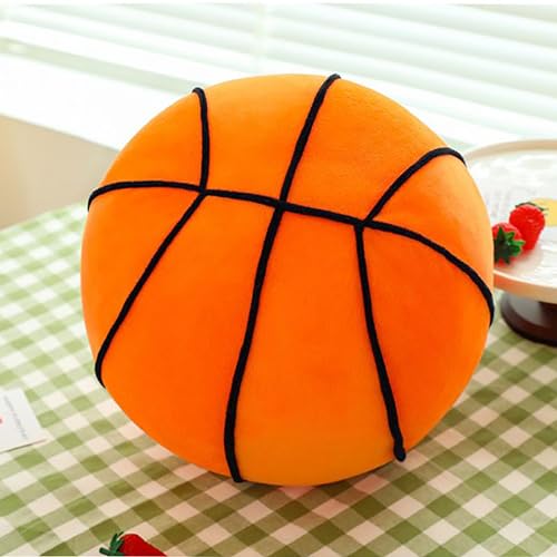Plüsch Basketball Kissen Deko-Kissen, 22cm gefüllte Kissen weiche Sport Ball interaktive Basketball kreative Zimmer Dekorationen Stuhlkissen Sport Spielzeug Geschenk für Kinder Mädchen Jungen Plüsch Basketball Kissen Deko-Kissen, 22cm gefüllte Kissen weiche Sport Ball interaktive Basketball kreative Zimmer Dekorationen Stuhlkissen Sport Spielzeug Geschenk für Kinder Mädchen Jungen von FakeFace