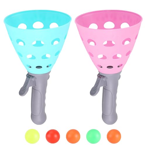 Falafoty Pop and Catch Ballspiel mit 5 Bällen und 2 Catch Launcher Körbe, Outdoor Indoor-Wurfball Fang den Ball Wurfspiel, Rasen Campground Sommer Strand Party Sport Spielzeug für Kinder Erwachsene Falafoty Pop and Catch Ballspiel mit 5 Bällen und 2 Catch Launcher Körbe, Outdoor Indoor-Wurfball Fang den Ball Wurfspiel, Rasen Campground Sommer Strand Party Sport Spielzeug für Kinder Erwachsene von Falafoty