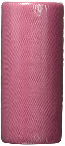 Falk Tüll feine Mesh 15,2 cm Breite 25yd Spool-Dark Rose von Falk