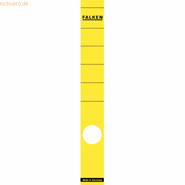 10 x Falken Ordnerrückenschilder selbstklebend 36x290mm VE=10 Stück ge 10 x Falken Ordnerrückenschilder selbstklebend 36x290mm VE=10 Stück ge von Falken