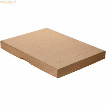 5 x Falken PURE Box Nature A3 40mm Füllhöhe braun von Falken