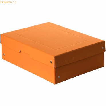 5 x Falken PURE Box Pastell A4 100mm Füllhöhe orange von Falken