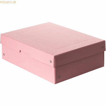 5 x Falken PURE Box Pastell A4 100mm Füllhöhe pink von Falken