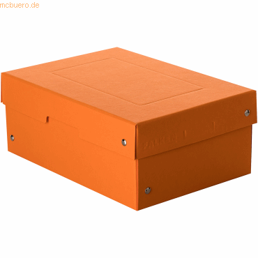 5 x Falken PURE Box Pastell A5 100mm Füllhöhe orange von Falken