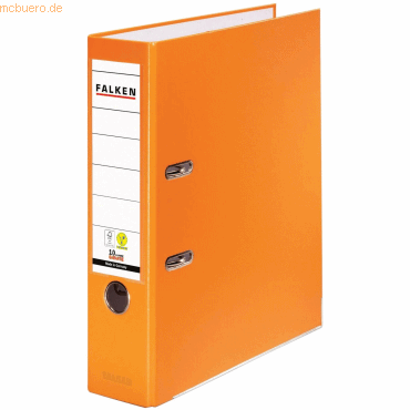 Falken Ordner PP-Color A4 80mm vegan orange von Falken