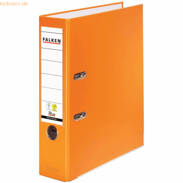 Falken Ordner PP-Color A4 80mm vegan orange Falken Ordner PP-Color A4 80mm vegan orange von Falken