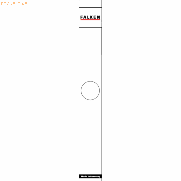 10 x Falken Rückenschilder selbstklebend 36x290mm für Hängeordner VE=1 von Falken