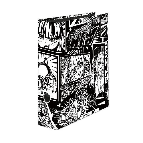 Original Falken Motiv-Ordner Manga Black&White. Made in Germany. 8 cm breit DIN A4 Ringordner Aktenordner Briefordner Büroordner Plastikordner Schlitzordner Original Falken Motiv-Ordner Manga Black&White. Made in Germany. 8 cm breit DIN A4 Ringordner Aktenordner Briefordner Büroordner Plastikordner Schlitzordner von FALKEN