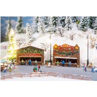 2 Weihnachtsmarktbuden 2 Weihnachtsmarktbuden von Faller