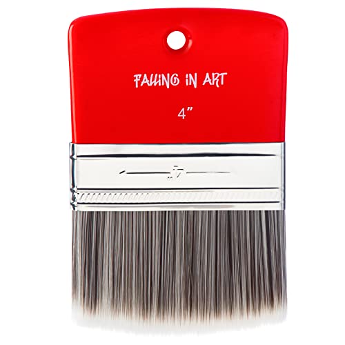 Falling in Art Filbert Paddel-Pinsel, Skalenpinsel für Öl- und Acrylfarben, 10,2 cm Falling in Art Filbert Paddel-Pinsel, Skalenpinsel für Öl- und Acrylfarben, 10,2 cm von Falling in Art