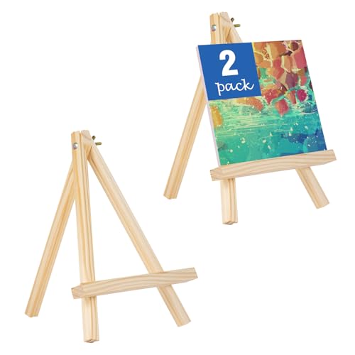 Staffelei aus Kiefernholz, 25,4 cm, 2 Stück Staffelei aus Kiefernholz, 25,4 cm, 2 Stück von Falling in Art
