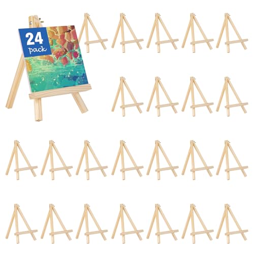 Staffelei aus Kiefernholz, 25,4 cm, 24 Stück Staffelei aus Kiefernholz, 25,4 cm, 24 Stück von Falling in Art