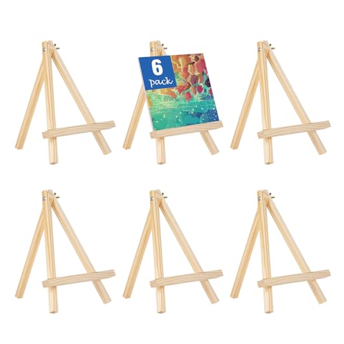 Staffelei aus Kiefernholz, 25,4 cm, 6 Stück Staffelei aus Kiefernholz, 25,4 cm, 6 Stück von Falling in Art