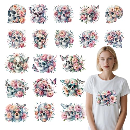 Falueqg DTF Transfers Bügelbilder zum Aufbügeln für T-Shirts, Horror, Gothic, zum Aufbügeln, für Halloween, gruselige Hitze-Aufkleber für selbstgemachte Hoodies, Kleidung, Taschen, 20 Stück Falueqg DTF Transfers Bügelbilder zum Aufbügeln für T-Shirts, Horror, Gothic, zum Aufbügeln, für Halloween, gruselige Hitze-Aufkleber für selbstgemachte Hoodies, Kleidung, Taschen, 20 Stück von Falueqg