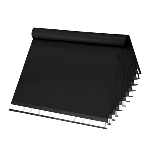 Famagic Versandtaschen aus Polymaterial, 43,2 x 53,3 cm, 50 Stück, schwarz, selbstklebende Versandtaschen, Kunststoff, wasserdicht und reißfest, 50 Stück Famagic Versandtaschen aus Polymaterial, 43,2 x 53,3 cm, 50 Stück, schwarz, selbstklebende Versandtaschen, Kunststoff, wasserdicht und reißfest, 50 Stück von Famagic