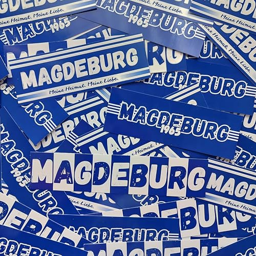 300x Magdeburg Sticker/Aufkleber Mix #1/ 'Balken', '1965', 'Meine Liebe'/ Fußball Fanartikel/PVC/wetterfest 300x Magdeburg Sticker/Aufkleber Mix #1/ 'Balken', '1965', 'Meine Liebe'/ Fußball Fanartikel/PVC/wetterfest von Fan-Kultur Xperience