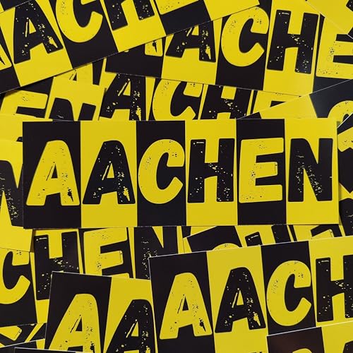 Fan-Kultur Xperience 100x Aachen Sticker/Aufkleber 'Balken'/ Kaiserstadt/Fußball Fanartikel/PVC/ 14,8x5,0 cm/wetterfest Fan-Kultur Xperience 100x Aachen Sticker/Aufkleber 'Balken'/ Kaiserstadt/Fußball Fanartikel/PVC/ 14,8x5,0 cm/wetterfest von Fan-Kultur Xperience