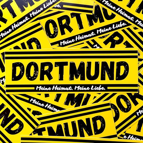 Fan-Kultur Xperience 100x Dortmund Sticker/Aufkleber 'Meine Heimat'/ Fußball Fanartikel/ 14,8x5,0 cm/PVC/wetterfest Fan-Kultur Xperience 100x Dortmund Sticker/Aufkleber 'Meine Heimat'/ Fußball Fanartikel/ 14,8x5,0 cm/PVC/wetterfest von Fan-Kultur Xperience