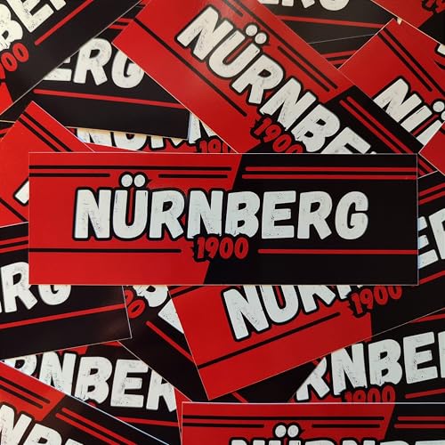 Fan-Kultur Xperience 100x Nürnberg Sticker/Aufkleber '1900' #2/ Fußball Fanartikel/ 14,8x5,0 cm/PVC/wetterfest Fan-Kultur Xperience 100x Nürnberg Sticker/Aufkleber '1900' #2/ Fußball Fanartikel/ 14,8x5,0 cm/PVC/wetterfest von Fan-Kultur Xperience