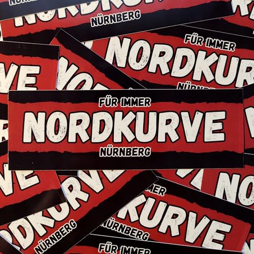 Fan-Kultur Xperience 100x Nürnberg Sticker/Aufkleber 'Nordkurve'/ Fußball Fanartikel/ 14,8x5,0 cm/PVC/wetterfest Fan-Kultur Xperience 100x Nürnberg Sticker/Aufkleber 'Nordkurve'/ Fußball Fanartikel/ 14,8x5,0 cm/PVC/wetterfest von Fan-Kultur Xperience