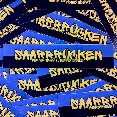Fan-Kultur Xperience 100x Saarbrücken Sticker/Aufkleber 'Meine Liebe'/ Fußball Fanartikel/ 19,6x4,2 cm/PVC/wetterfest Fan-Kultur Xperience 100x Saarbrücken Sticker/Aufkleber 'Meine Liebe'/ Fußball Fanartikel/ 19,6x4,2 cm/PVC/wetterfest von Fan-Kultur Xperience
