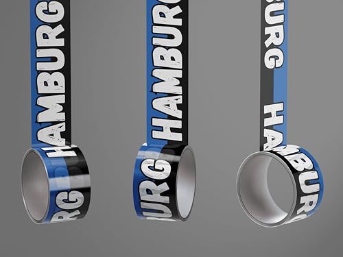 Hamburg Klebeband/Fußball Fanartikel/PVC-Klebebandrolle - neu - 50 mm x 60 m - wetterfest Hamburg Klebeband/Fußball Fanartikel/PVC-Klebebandrolle - neu - 50 mm x 60 m - wetterfest von Fan-Kultur Xperience