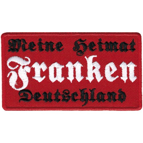 AUFNÄHER - Franken - 00065 - Gr. ca. 9,5 x 5,5 cm- Patches Stick Applikation von Fan-O-Menal