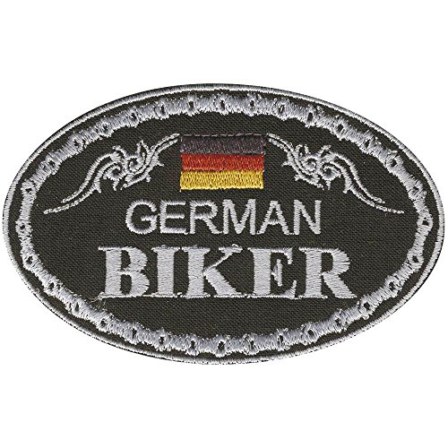 AUFNÄHER - German Biker - 04335 - Gr. ca. 9,5 x 6 cm - Patches Stick Applikation von Fan-O-Menal
