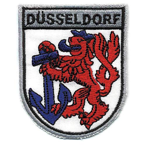 AUFNÄHER - Wappen - DÜSSELDORF - 04012 - Gr. ca. 6,5 x 8 cm - Patches Stick Applikation von Fan-O-Menal