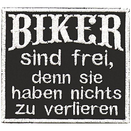 AUFNÄHER - Biker sind frei... - 03259 - Gr. ca. 8,5 x 8 cm - Patches Stick Applikation AUFNÄHER - Biker sind frei... - 03259 - Gr. ca. 8,5 x 8 cm - Patches Stick Applikation von Fan-Omenal