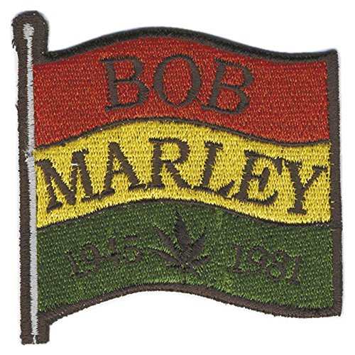 AUFNÄHER - Bob Marley - 04720 - Gr. ca. 7 x 7 cm - Patches Stick Applikation von Fan-Omenal